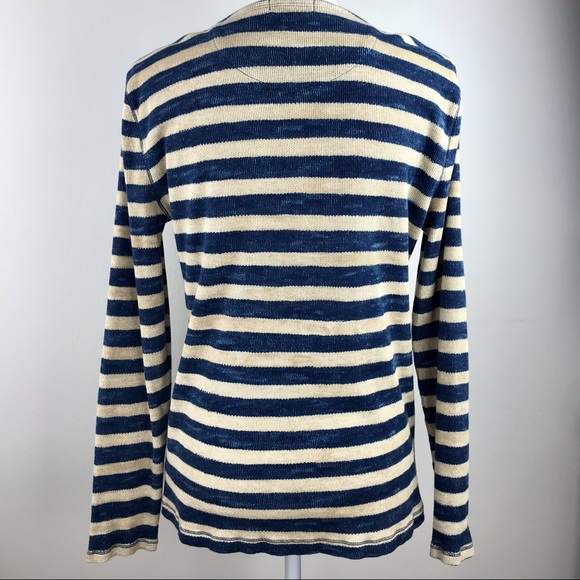 Ralph Lauren Lace-Up Ribbed Long-Sleeve Henley-Style Shirt Top Size XL NEW - Picture 4 of 10